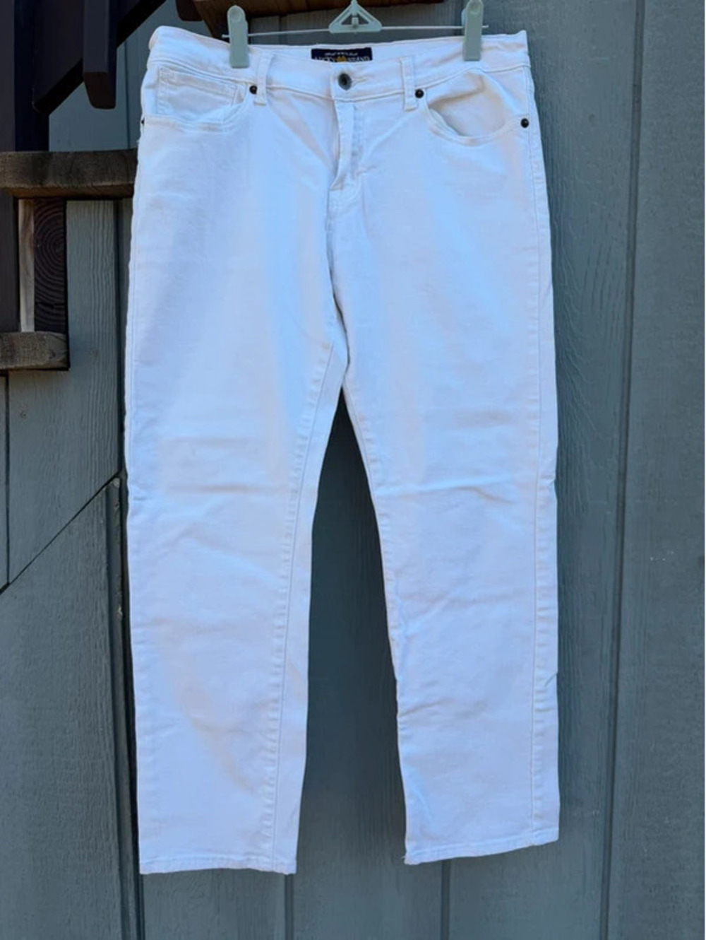 White Lucky Brand denim straight leg Jeans